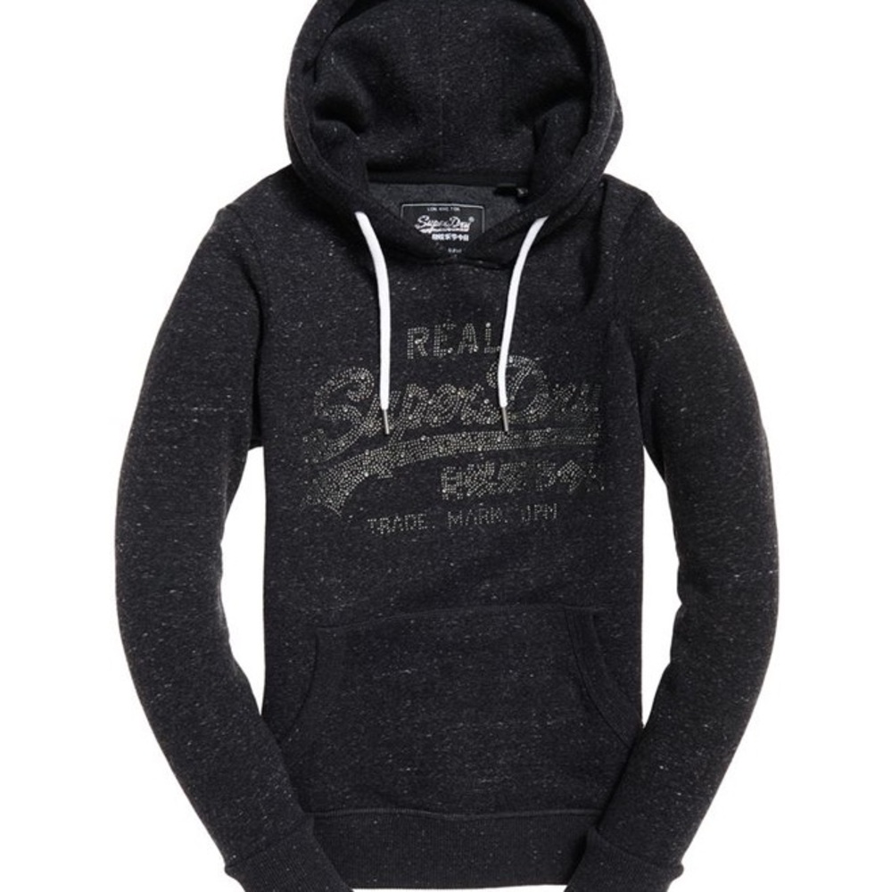 Superdry Black Hoodie for Men